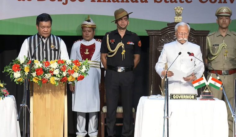 Pema Khandu swearing-in ceremony